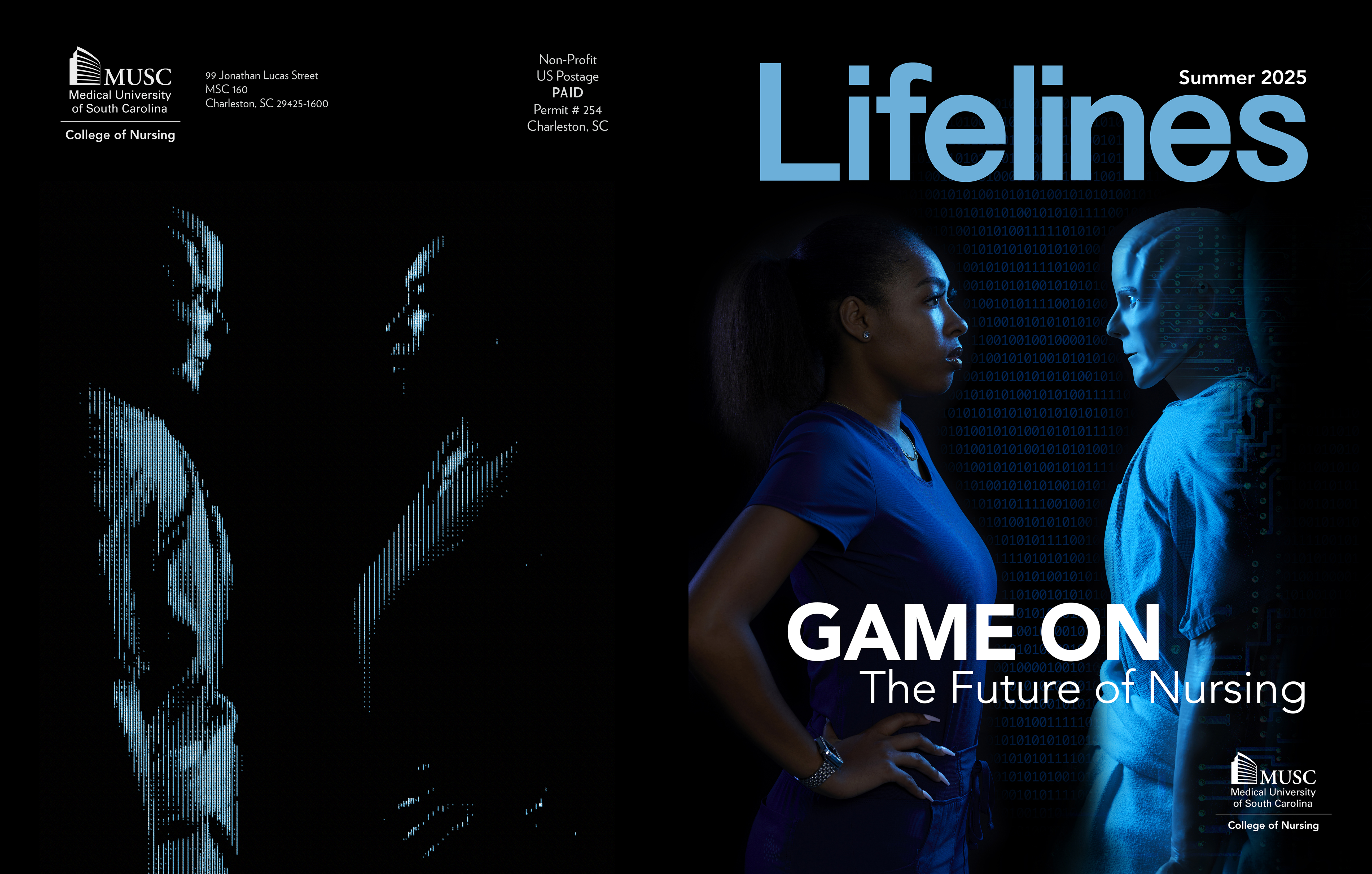 photo of Lifelines 2025 Front and back cover issue.