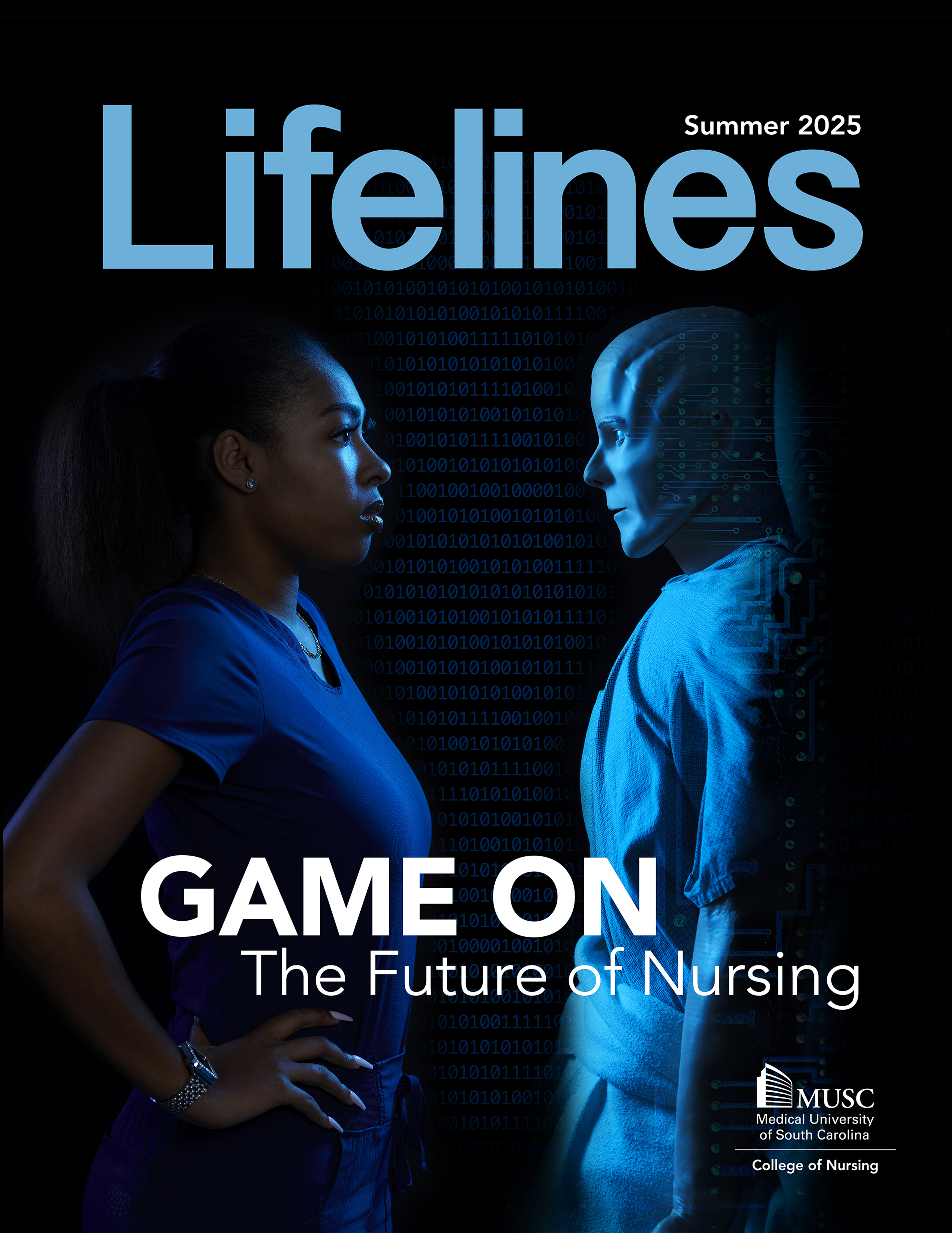 MUSC College of Nursing Lifeline Summer 2025 Issue Cover.