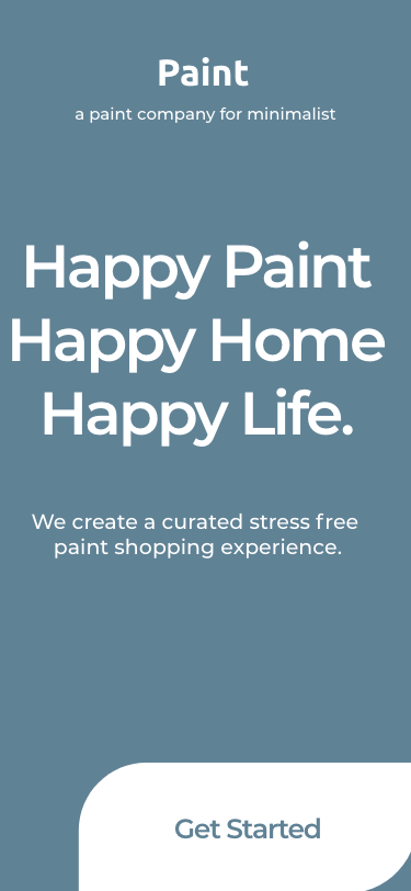 paint welcome screen